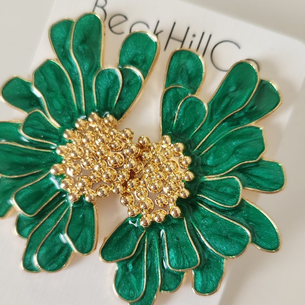 Beckhillco Flower earrings - Picture 2 of 3